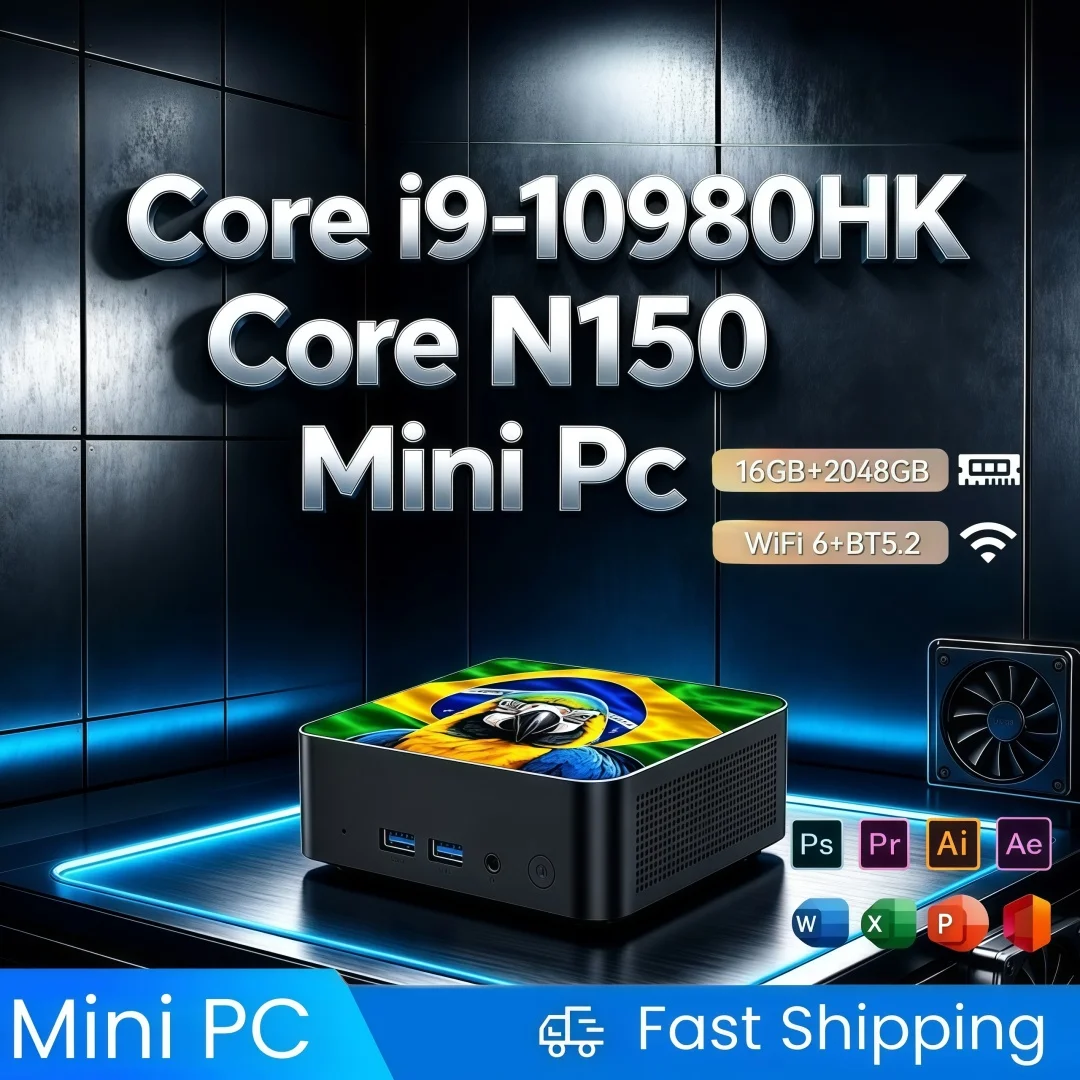 Desk Setup In Office - มินิพีซี I9‑10980HK Core N150 แรม 16GB