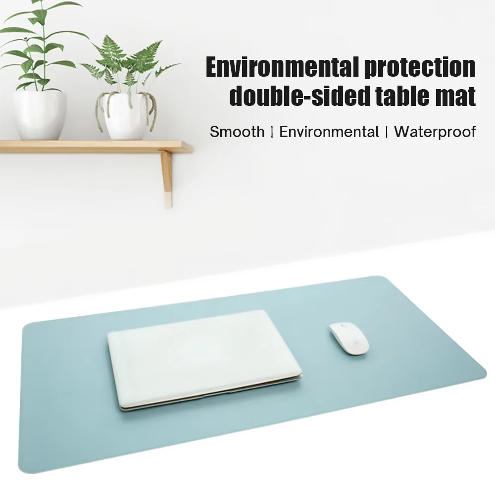 แผ่นรองโต๊ะทำงานกันน้ำ หนัง PU - Desk Pad Leather Large บทวิจารณ์และราคา
