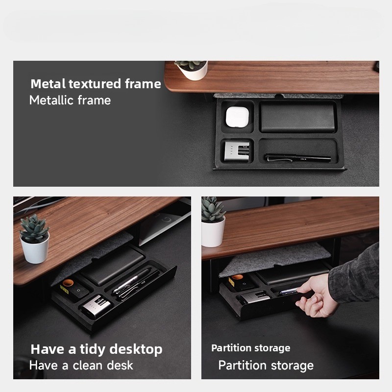 ขาตั้งจอพร้อมลิ้นชักเก็บของ อุ - Desk Setup In Office บทวิจารณ์และราคา