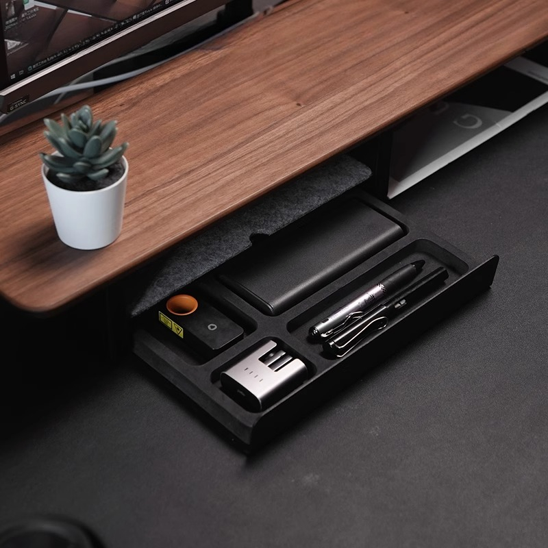 ขาตั้งจอพร้อมลิ้นชักเก็บของ อุ - Desk Setup In Office บทวิจารณ์และราคา