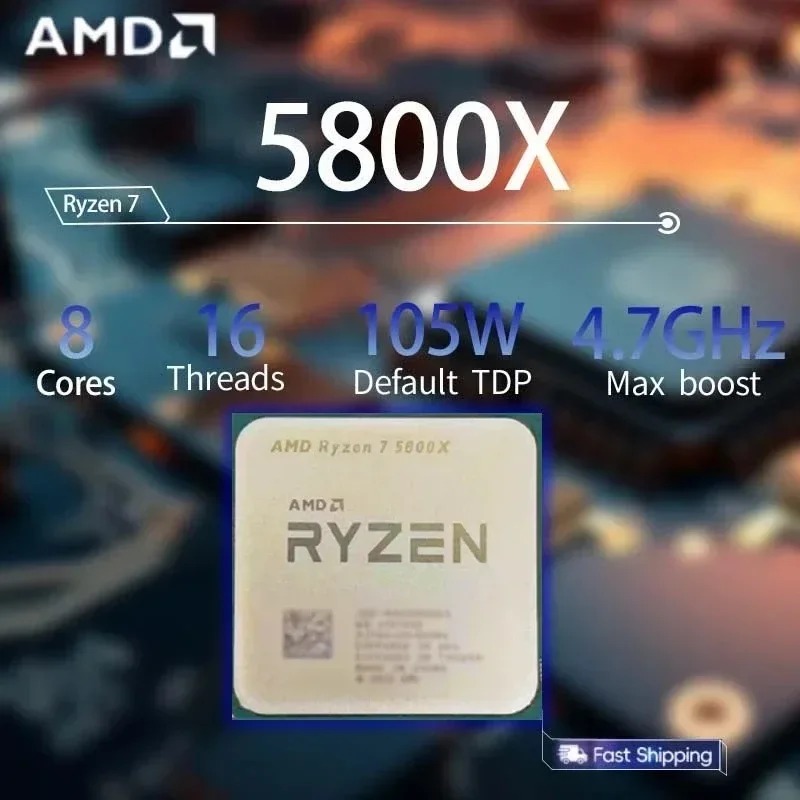 โปรเซสเซอร์ AMD Ryzen 7 5800X  - Amd Cpu Ryzen 7 บทวิจารณ์และราคา
