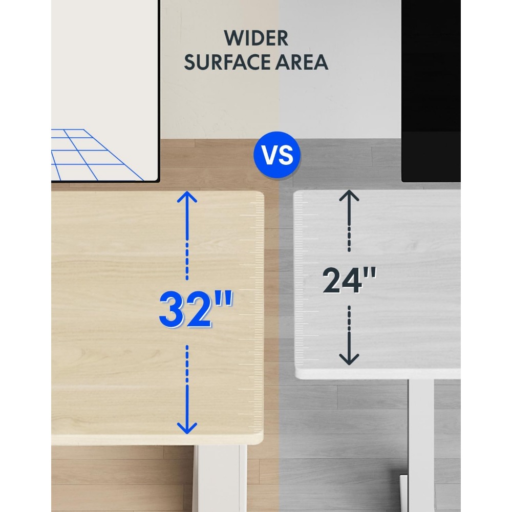 FLEXISPOT โต๊ะยืนไฟฟ้าขนาด 63x - Desk Setup In Office บทวิจารณ์และราคา