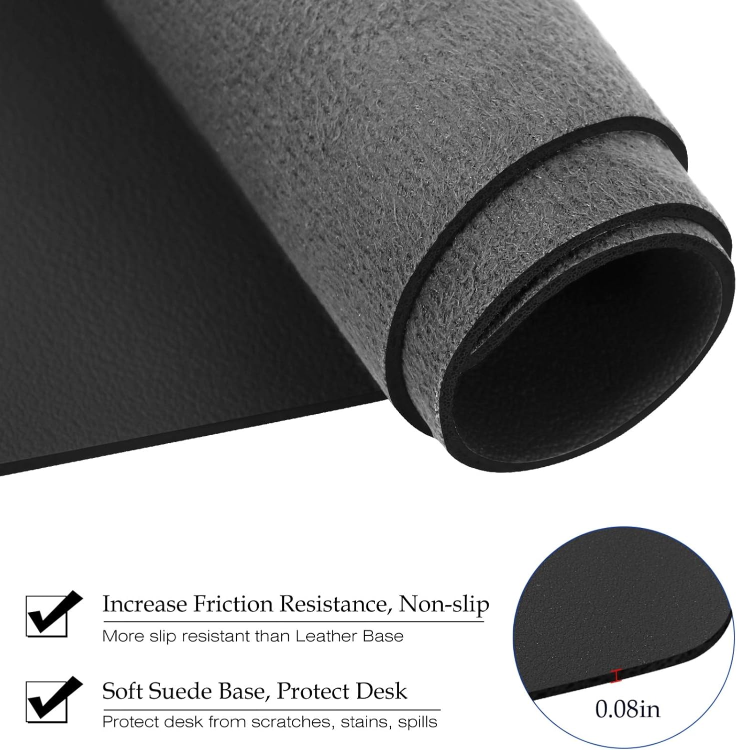 แผ่นรองโต๊ะหนังขนาดใหญ่, แผ่นร - Desk Pad Leather Large บทวิจารณ์และราคา