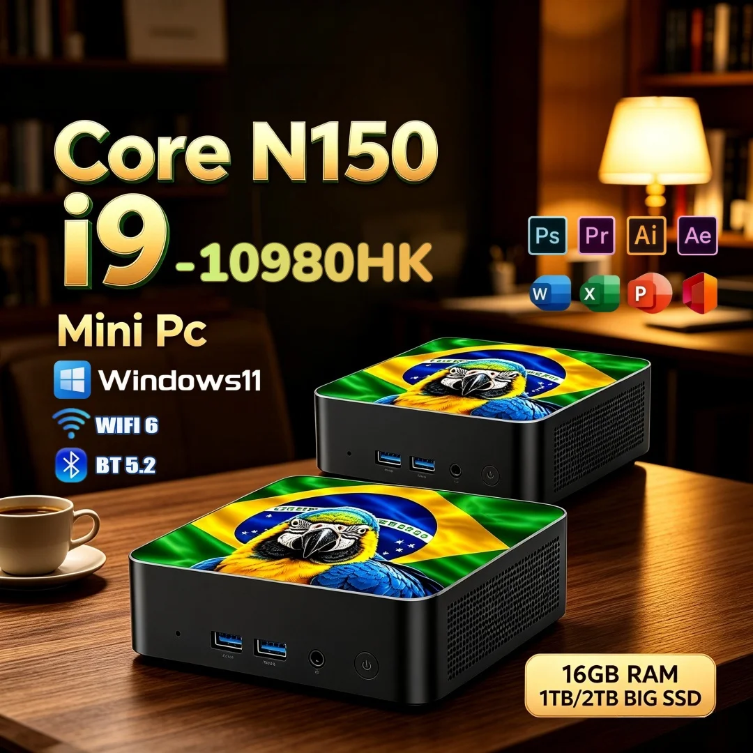 มินิพีซี I9‑10980HK Core N150  - Desk Setup In Office บทวิจารณ์และราคา