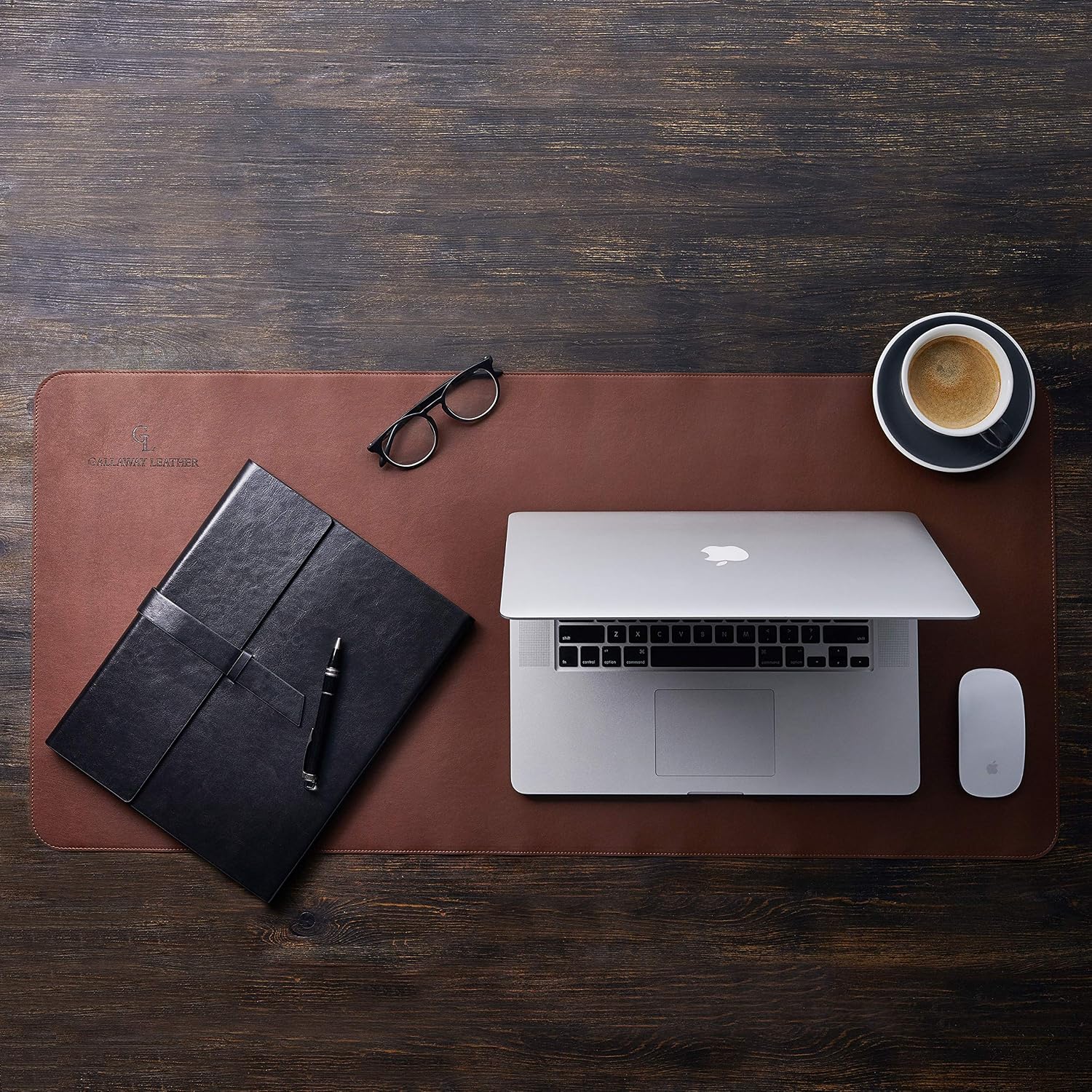 แผ่นรองโต๊ะหนัง PU ขนาดใหญ่ 36 - Desk Pad Leather Large บทวิจารณ์และราคา