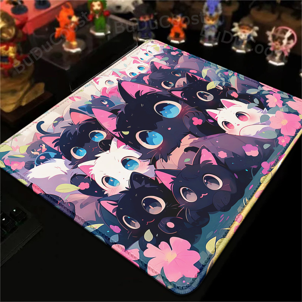 พรมขนาดเล็ก18x22ซม. เมฆแมวดำจั - Desk Setup Pink บทวิจารณ์และราคา