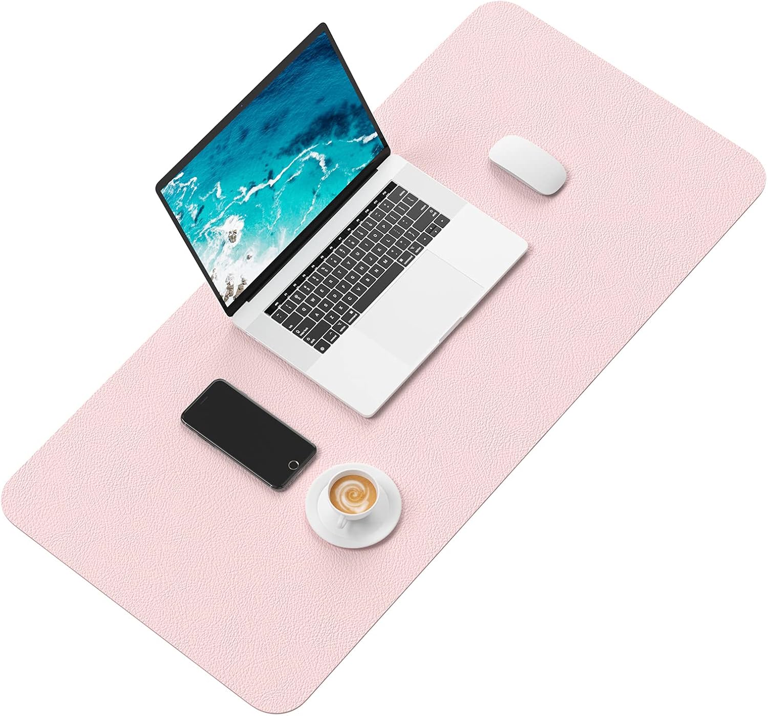 แผ่นรองโต๊ะหนัง PU ขนาด 30x14  - Desk Pad Leather Large บทวิจารณ์และราคา