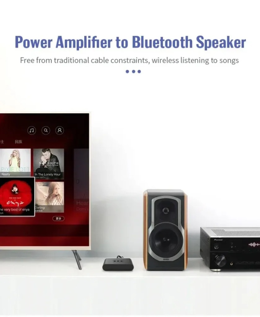 บลูทูธ 5.0 เครื่องรับส่งสัญญาณ - Desk Setup Speakers บทวิจารณ์และราคา