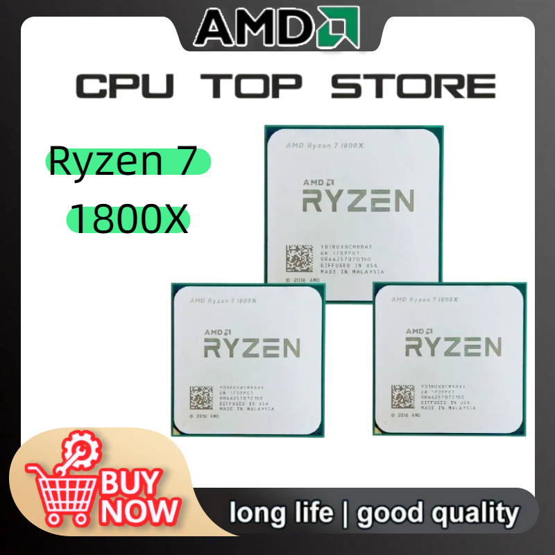 ซีพียู AMD Ryzen 7 1800X R7 18 - Amd Cpu Ryzen 7 บทวิจารณ์และราคา