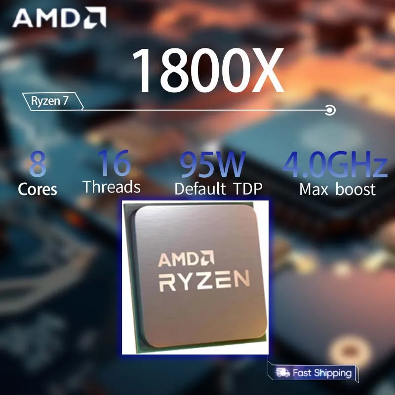 ซีพียู AMD Ryzen 7 1800X R7 18 - Amd Cpu Ryzen 7 บทวิจารณ์และราคา