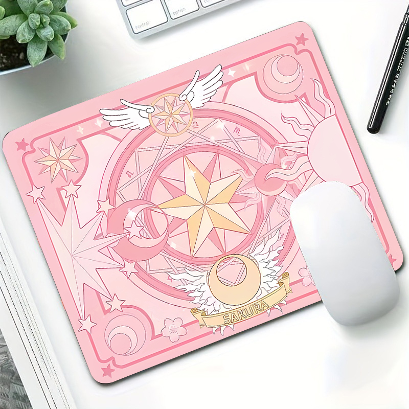 แผ่นรองเมาส์อนิเมะ แผ่นรองคีย์ - Desk Setup Pink บทวิจารณ์และราคา