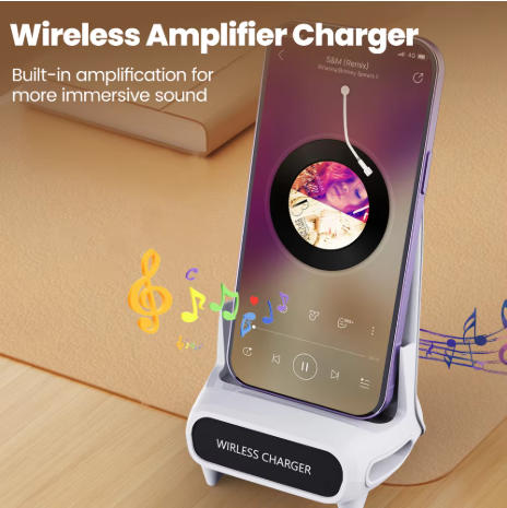 แท่นชาร์จไร้สายสำหรับโทรศัพท์ม - Desk Setup Speakers บทวิจารณ์และราคา