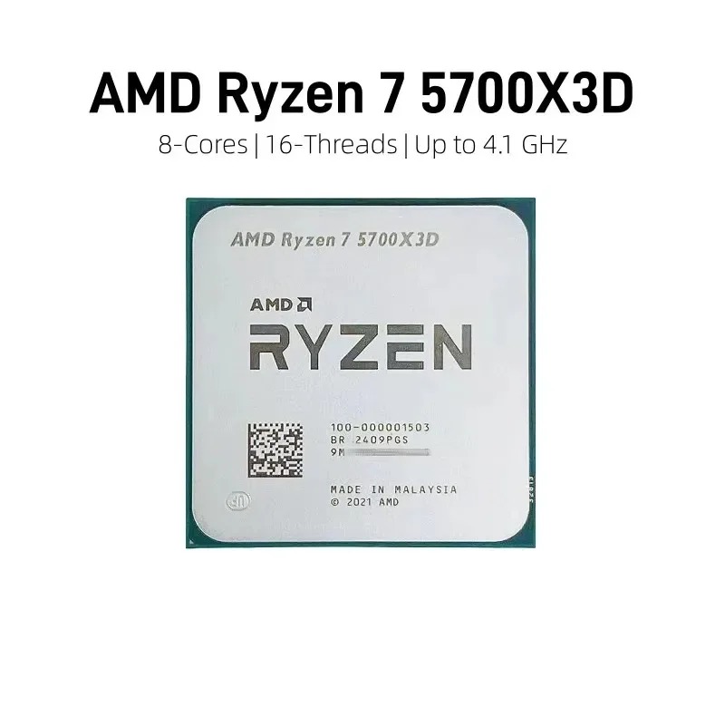AMD Ryzen 7 5700X3D ขายดี AM4  - Amd Cpu Ryzen 7 บทวิจารณ์และราคา