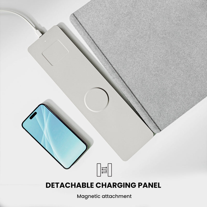 แผ่นรองเมาส์แม่เหล็กไร้สาย 15W - Desk Pad Leather Large บทวิจารณ์และราคา