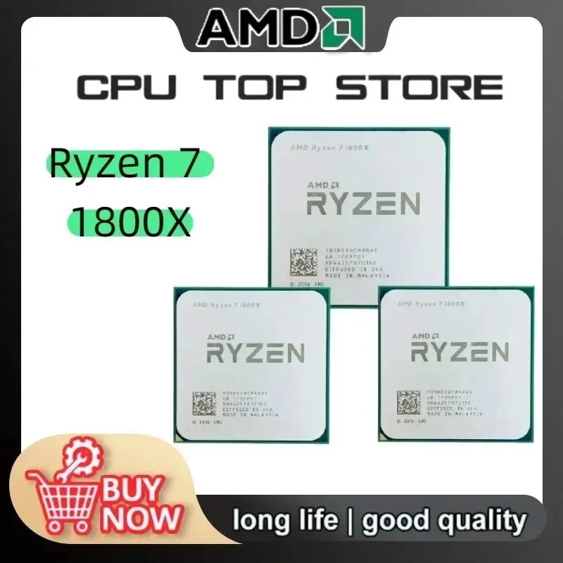 ซีพียู AMD Ryzen 7 1800X ของแท - Amd Cpu Ryzen 7 บทวิจารณ์และราคา