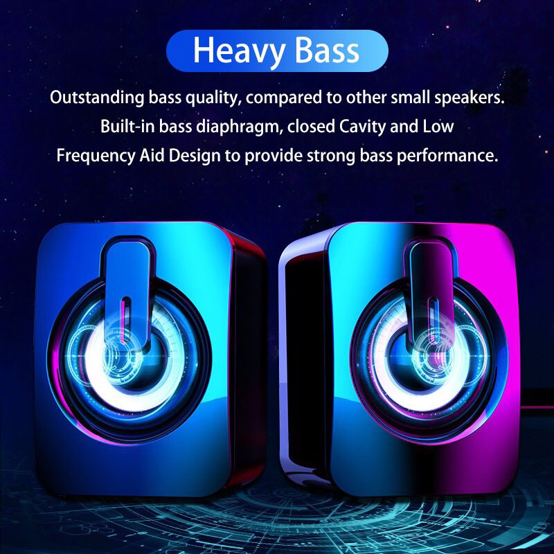 ลำโพงคอมพิวเตอร์ไฮไฟสเตอริโอไม - Desk Setup Speakers บทวิจารณ์และราคา