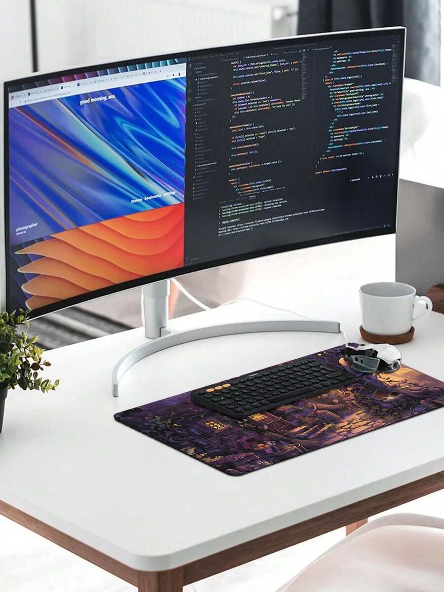 แผ่นรองเมาส์สำหรับเล่นเกมขนาดใ - Desk Setup Gaming And Work บทวิจารณ์และราคา
