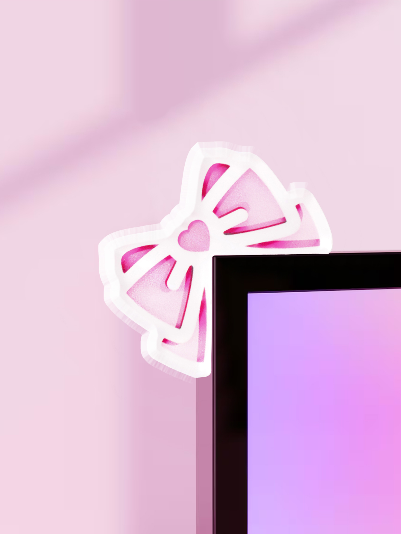 ที่ตกแต่งหน้าจอคอมพิวเตอร์รูปโ - Desk Setup Pink บทวิจารณ์และราคา