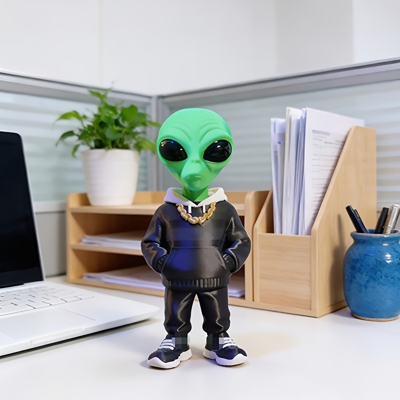 ฟิกเกอร์เอเลี่ยนสีเขียว 1 ชิ้น - Desk Setup Design บทวิจารณ์และราคา