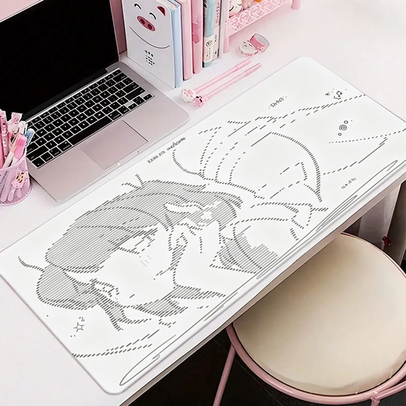 แผ่นรองเมาส์หนังลายการ์ตูนอนิเ - Desk Pad Leather Large บทวิจารณ์และราคา
