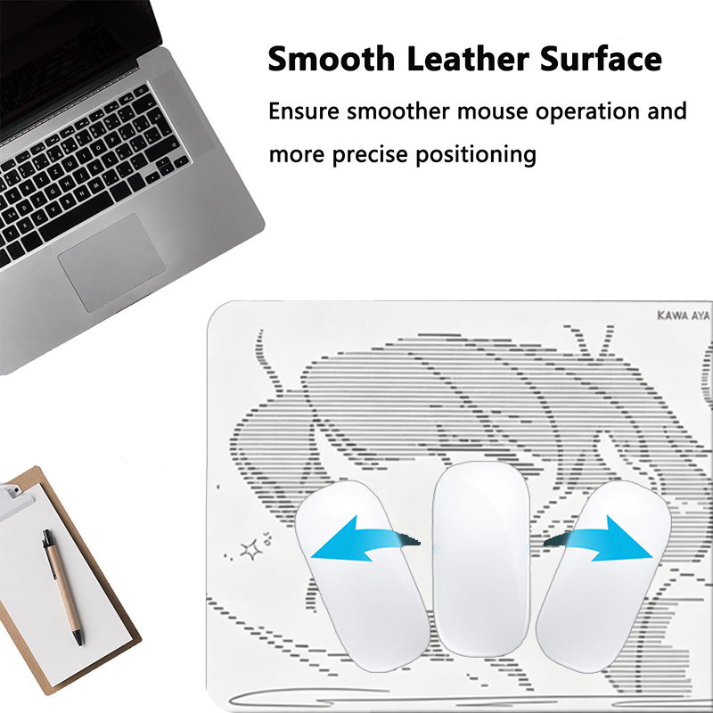 แผ่นรองเมาส์หนังลายการ์ตูนอนิเ - Desk Pad Leather Large บทวิจารณ์และราคา