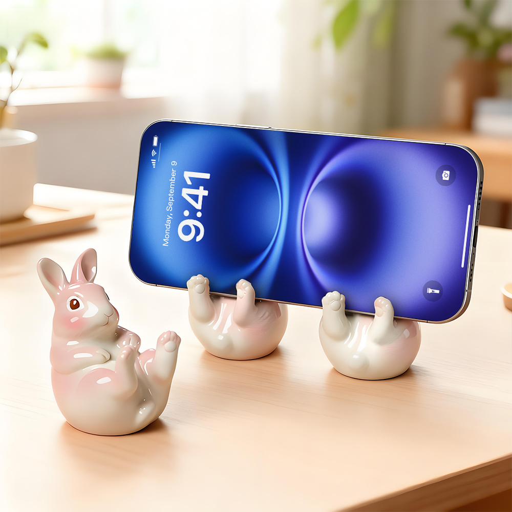 ที่วางโทรศัพท์มือถือรูปกระต่าย - Desk Setup Cute บทวิจารณ์และราคา